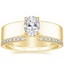 18K Yellow Gold Alden Diamond Ring with Luxe Sia Diamond Open Ring (1/5 ct. tw.)