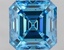 2.64 Ct. Fancy Vivid Blue Asscher Lab Grown Diamond