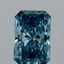 1.09 Ct. Fancy Vivid Blue Radiant Lab Grown Diamond