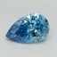 3.07 Ct. Fancy Vivid Blue Pear Lab Grown Diamond