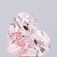 7.05 Ct. Fancy Intense Pink Heart Lab Grown Diamond