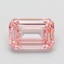 1.51 Ct. Fancy Intense  Pink Emerald Lab Grown Diamond