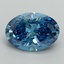 2.13 Ct. Fancy Vivid Blue Oval Lab Grown Diamond