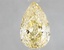 1.33 Ct. Fancy Vivid Yellow Pear Lab Grown Diamond