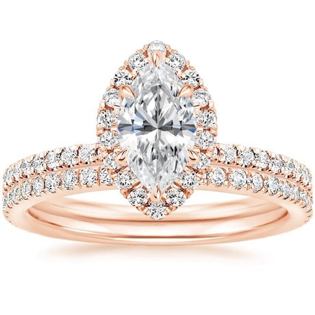 14K Rose Gold Waverly Diamond Bridal Set (2/3 ct. tw.)