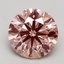 2.60 Ct. Fancy Intense Pink Round Lab Grown Diamond