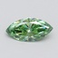 1.07 Ct. Fancy Vivid Pacific Green Marquise Lab Grown Diamond
