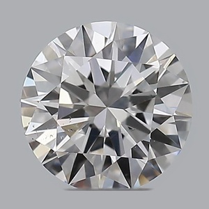 Round diamond — real photo