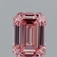 1.09 Ct. Fancy Vivid Pink Emerald Lab Grown Diamond
