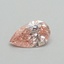 0.31 Ct. Fancy Vivid Pink Pear Lab Grown Diamond