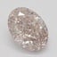 0.70 Ct. Fancy Brownish Pink Oval Diamond