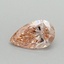 0.42 Ct. Fancy Intense Pink Pear Lab Grown Diamond