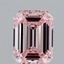 1.23 Ct. Fancy Intense  Pink Emerald Lab Grown Diamond