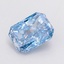 1.09 Ct. Fancy Vivid Blue Radiant Lab Grown Diamond
