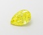 1.11 Ct. Fancy Vivid  Yellow Pear Lab Grown Diamond