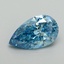 2.67 Ct. Fancy Vivid Blue Pear Lab Grown Diamond