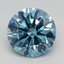 1.70 Ct. Fancy Vivid Blue Round Lab Grown Diamond