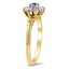 The Portrero Ring, smalltop view on a hand