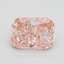 1.59 Ct. Fancy Intense Brownish Pink Cushion Lab Grown Diamond
