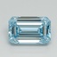 1.55 Ct. Fancy Intense Blue Emerald Lab Grown Diamond