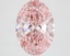 3.90 Ct. Fancy Vivid Pink Oval Lab Grown Diamond