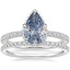18K White Gold Gala Diamond Ring with Ballad Diamond Ring (1/6 ct. tw.)