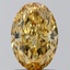 1.34 Ct. Fancy Vivid Yellow Oval Lab Grown Diamond