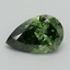1.01 Ct. Fancy Vivid Pacific Green Pear Lab Grown Diamond