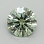 1.74 Ct. Fancy Vivid Pacific Green Round Lab Grown Diamond