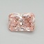 1.28 Ct. Fancy Vivid Pink Radiant Lab Grown Diamond