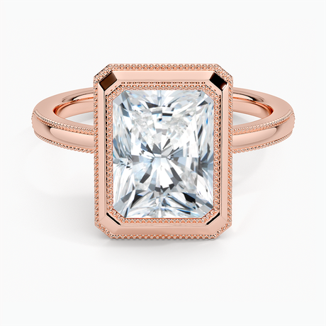 14K Rose Gold Blair Bezel Ring