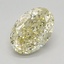 1.45 Ct. Fancy Yellow Oval Lab Grown Diamond