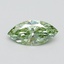 1.01 Ct. Fancy Vivid Green Marquise Lab Grown Diamond