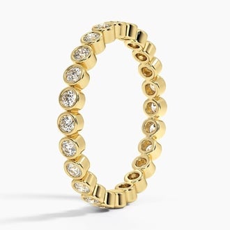Bezel Round Eternity Diamond Ring (1/2 ct. tw.)