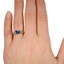 The Elin Ring, smallzoomed in top view on a hand
