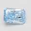 2.07 Ct. Fancy Vivid Blue Radiant Lab Grown Diamond