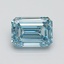 4.03 Ct. Fancy Intense Blue Emerald Lab Grown Diamond