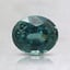 6.7x5.7mm Teal Oval Montana Sapphire
