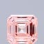 3.15 Ct. Fancy Intense Pink Asscher Lab Grown Diamond