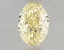 1.06 Ct. Fancy Intense Yellow Oval Lab Grown Diamond