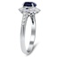 The Kaya Ring, smalltop view on a hand