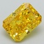 2.32 Ct. Fancy Vivid Yellow Radiant Lab Grown Diamond