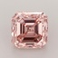 3.51 Ct. Fancy Intense Pink Asscher Lab Grown Diamond