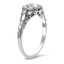 The Kena Ring, smalltop view on a hand