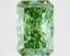10.08 Ct. Fancy Vivid  Green Radiant Lab Grown Diamond