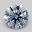 1.03 Ct. Fancy Vivid Blue Round Lab Grown Diamond