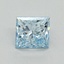1.01 Ct. Fancy Intense Blue Princess Lab Grown Diamond