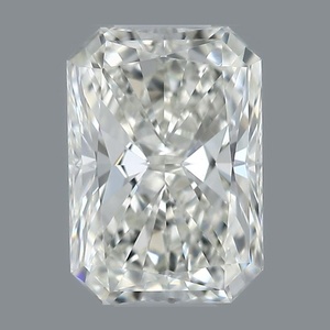 Radiant diamond — real photo