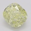 3.02 Ct. Fancy Yellow Cushion Diamond