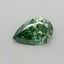 0.32 Ct. Fancy Vivid Green Pear Lab Grown Diamond